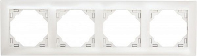 Рамка чотиримісна Efapel LOGUS універсальна металік 90940 TGE