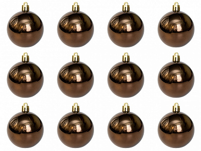Набор елочных шаров 892074 d 60 мм 12 шт./уп.