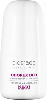 Антиперспирант унисекс Biotrade ODOREX длительного действия 10 дней защиты 40 мл