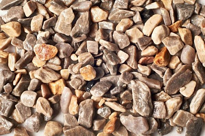 Галька KLVIV -Ландшафт Белое Золото 1-2 см 10 кг