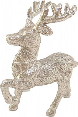 Декоративная фигура Олень с пайетками MC19-XQ43SCP 12 см 