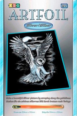 Набор для творчества Sequin Art Artfoil Silver Barn Owl SA0537