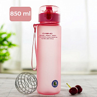 Пляшка спортивна 850 мл Casno рожевий KXN-1183_Pink