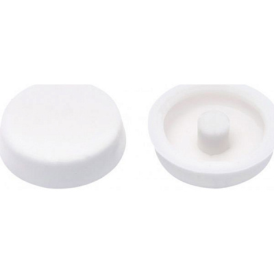 Заглушка на рамный анкер белая 50 шт EXPERT FIX 