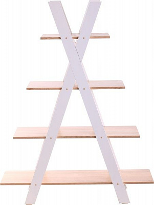 Полка Лион 1160x1500x300 мм дуб сонома/белый 