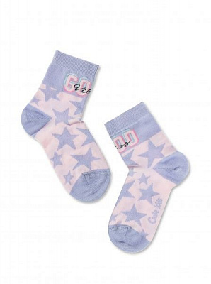 Носки детскиедля девочекдля мальчиков Conte-Kids TIP-TOP 5С-11СП 500 р.18 бледно-фиолетовый 