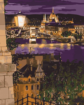 Картина за номерами Магічні барви Будапешта Ідейка