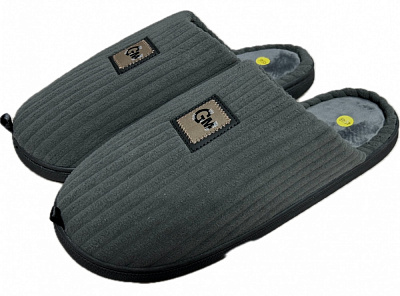 Тапки домашние Gemelli Хайди р.45/46 темно-серый