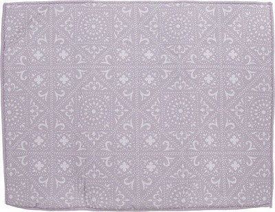 Коврик для сушки посуды 38х50 см двусторонний сиреневый UP! (Underprice)