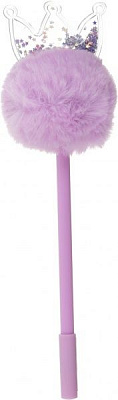 Ручка гелева фіолетова Сяюча корона