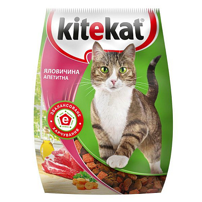 Корм Kitekat апетитна яловичина 400 г