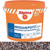 Декоративная штукатурка мозаичная Alpina Expert Mosaikputz 10 16 кг коричневый