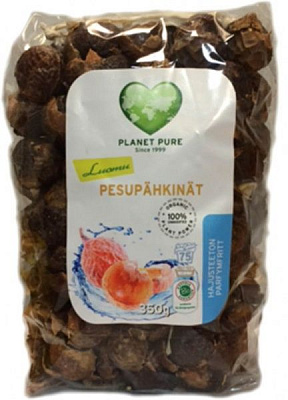 Капсулы для машинной и ручной стирки PLANET PURE гипоаллергенные мыльные орехи в мешочке, без аромата 0,35 кг