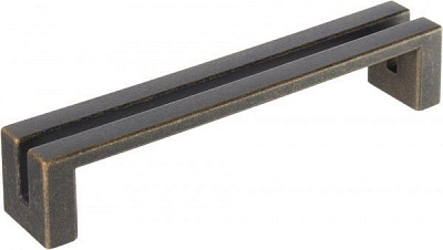 Меблева ручка 128 мм антична бронза Poliplast 0315VEBRAN