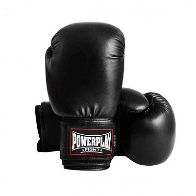 Боксерские перчатки PowerPlay р. 10 10oz 3004 черный