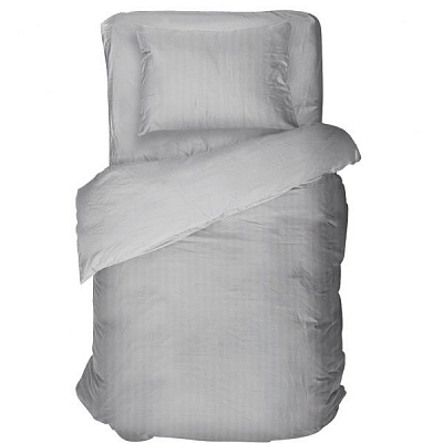 Комплект постільної білизни 1,5 Exclusive Gray Pearl сірий La Nuit