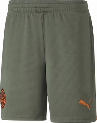 Шорты Puma FCSD Shorts Replica 76563903 р. S зеленый