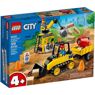 Конструктор LEGO City Будівельний бульдозер 60252