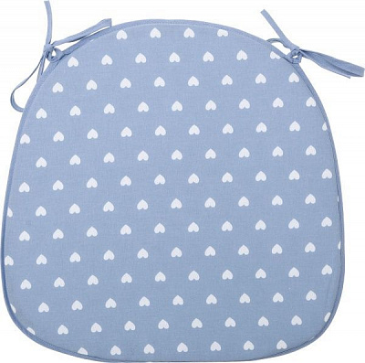 Подушка Indigo Joy 39,5х39,5х2 см голубая