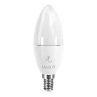 Лампа светодиодная Maxus CL-F 4 Вт C37 матовая E14 220 В 3000 К 1-LED-5311