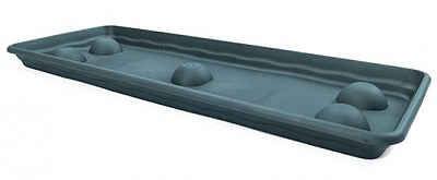 Поддон пластиковый Terra Plato Jardinera 7605 прямоугольный (7605 antr) 