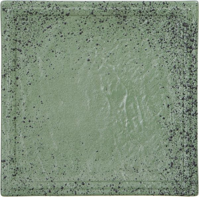 Блюдо сервировочное Lavastone Green 21х21 см 
