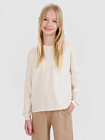 Лонгслів 4F LONGSLEEVE F377 4FJWSS25TLONF377-12S р.158 бежевий
