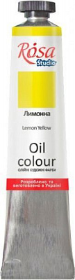 Краска масляная Лимонная 326511 60 мл Rosa Studio
