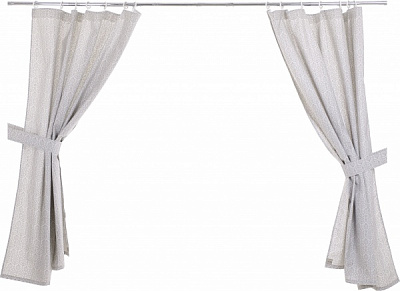 Комплект штор Нарцисс вензель 170x136 см с подхватами La Nuit