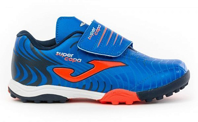 Бутсы Joma SUPER COPA JR 2004 ROYAL-CORAL TURF SJW.R2004.TF р. EUR 31 синий