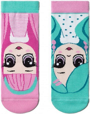Носки детские Conte-Kids CK Веселые ножки 17С-10СП 463 р.16 розово-голубой 