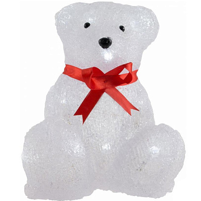 Светодиодная фигура литая  Мишка сидящий 20 LED