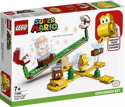 Конструктор LEGO Super Mario Дрифт-заїзд із рослиною-піраньєю. Додатковий рівень 71365