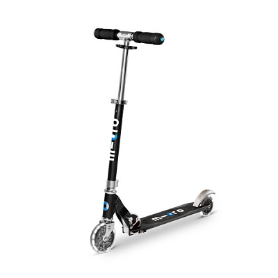 Самокат Micro Sprite LED разноцветный принт SA0225 