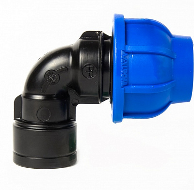 Колено зажимное 90° ValRom BP D32x3/4