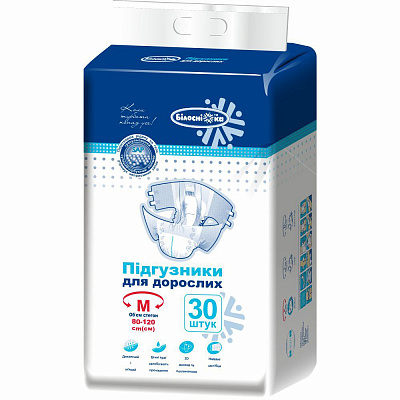 Подгузники-трусики Білосніжка Medium 30 шт.