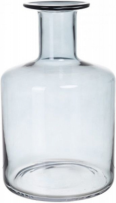 Ваза 17х27 см сіро-синя