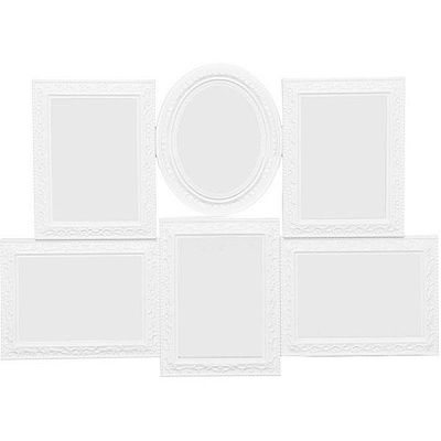 Колаж Класика 6 шт. білий 13х18 см