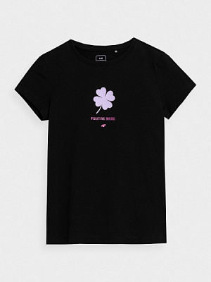 Футболка 4F TSHIRT 4FJSS23TTSHF1023-20S р.122 чорний