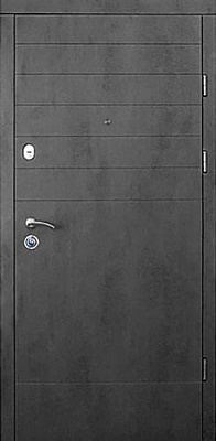 Дверь входная Булат Максимум 158 бетон темный 2050x850мм правая