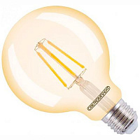 Лампа світлодіодна Светкомплект FIL VII Gold G95 6 Вт E27 2500 К 220 В жовта 
