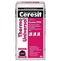Суміш для приклеювання та армування Ceresit Thermo Universal 25 кг