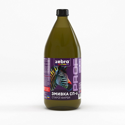 Змивка старої фарби СП-6 ZEBRA 1,1 кг