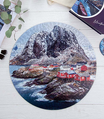 Пазл дерев'яний Рейне 30 см PuzzleUp