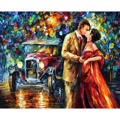 Картина стразами Романтичний поцілунок 30x40 см 954069 Santi