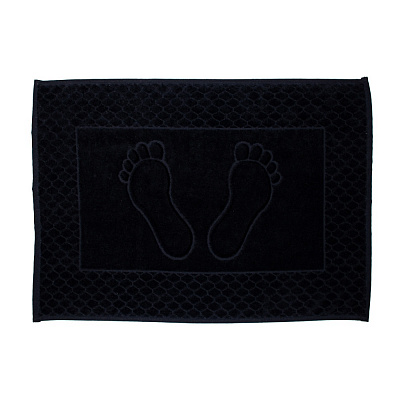 Коврик VELOUR CELLS 50x70 см черный La Nuit