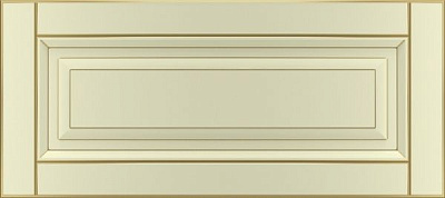 Фасад для кухни Грейд-Плюс Ваниль патинированная золотом №384 355x796 н/св Паюта