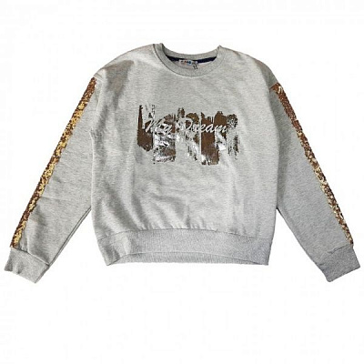 Свитшот для девочки ALG 78626 р.152 серый 