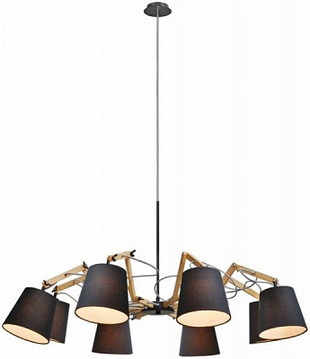Люстра підвісна Arte Lamp Lamp Pinoccio 8xE14 чорний A5700LM-8BK