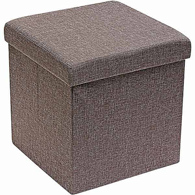 Ящик для вещей 37.5x37.5x38 см текстиль коричневый